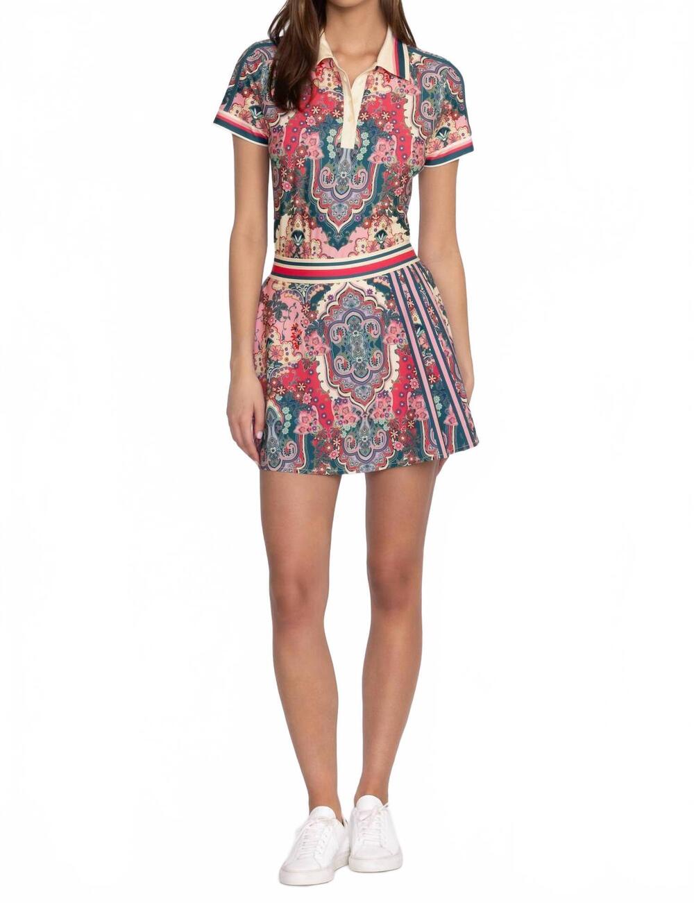 NEW JOHNNY WAS bee active tennis skirt in paisley melody